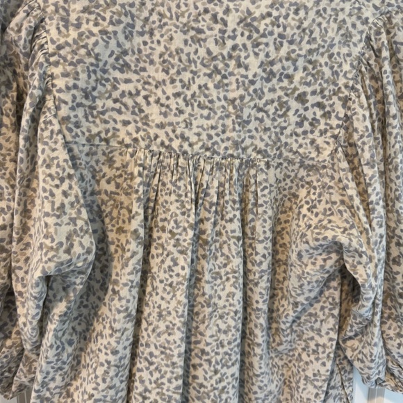 Mirth Belem V-Neck Mini Dress with Puff Sleeves | S - Picture 9 of 9